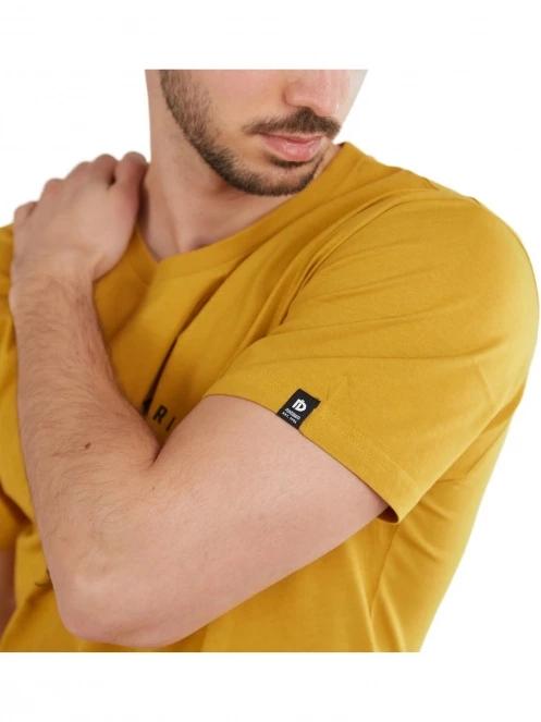 tricou cu maneci scurte pt. barbati Fundango Basic-T Logo 12 galben 6