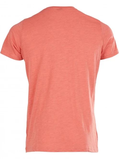 tricou cu maneci scurte pt. barbati Fundango Jaggy Structured T-Shirt roz 7