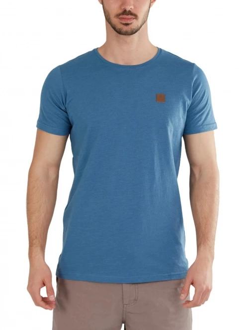 tricou cu maneci scurte pt. barbati Fundango Jaggy Structured T-Shirt albastru 2