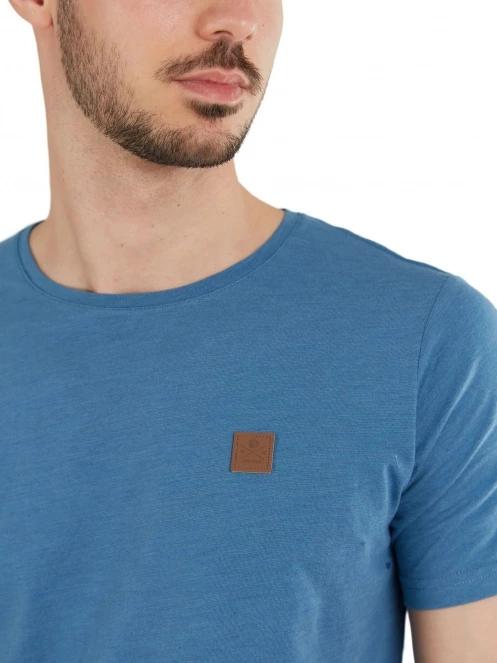 tricou cu maneci scurte pt. barbati Fundango Jaggy Structured T-Shirt albastru 5