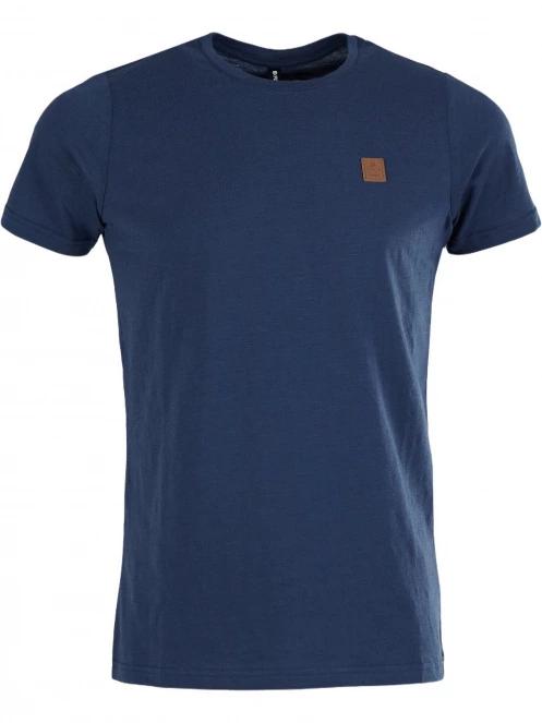 tricou cu maneci scurte pt. barbati Fundango Jaggy Structured T-Shirt albastru inchis 7