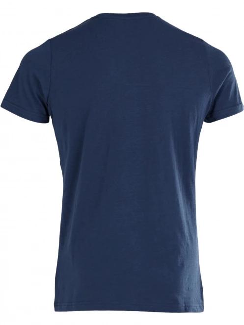 tricou cu maneci scurte pt. barbati Fundango Jaggy Structured T-Shirt albastru inchis 8