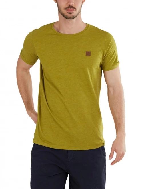 tricou cu maneci scurte pt. barbati Fundango Jaggy Structured T-Shirt verde 2