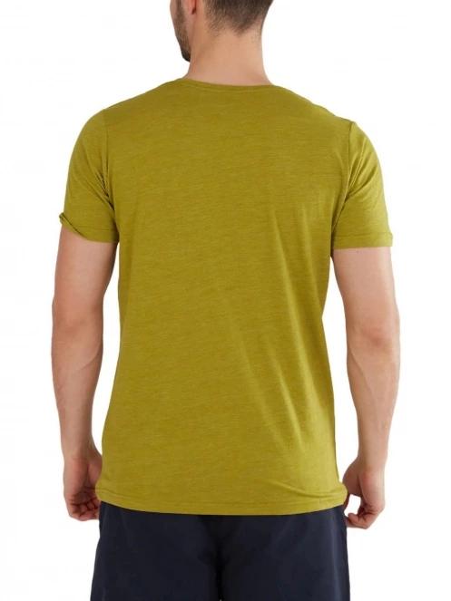 tricou cu maneci scurte pt. barbati Fundango Jaggy Structured T-Shirt verde 3