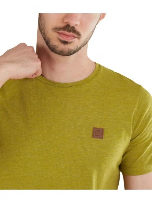 tricou cu maneci scurte pt. barbati Fundango Jaggy Structured T-Shirt verde 5