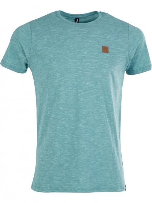 tricou cu maneci scurte pt. barbati Fundango Jaggy Structured T-Shirt albastru deschis 7
