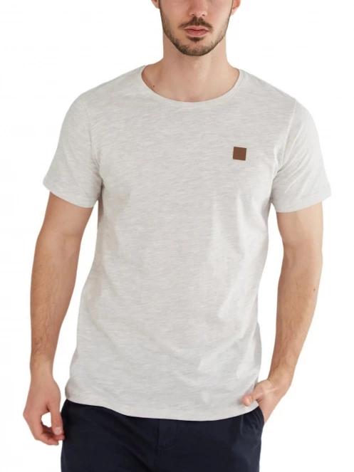 tricou cu maneci scurte pt. barbati Fundango Jaggy Structured T-Shirt nisip 2