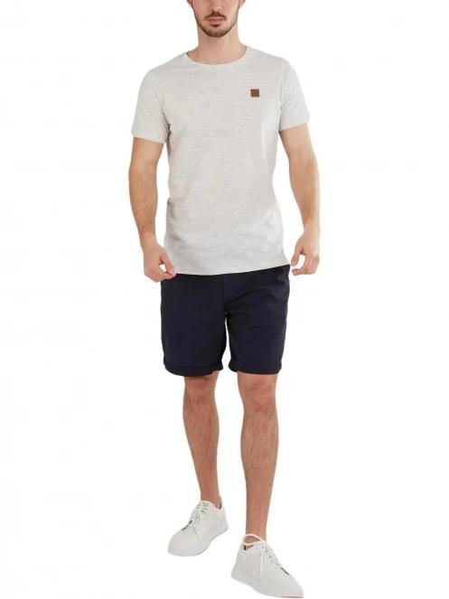 tricou cu maneci scurte pt. barbati Fundango Jaggy Structured T-Shirt nisip 4
