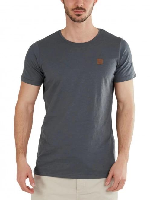 tricou cu maneci scurte pt. barbati Fundango Jaggy Structured T-Shirt gri 2