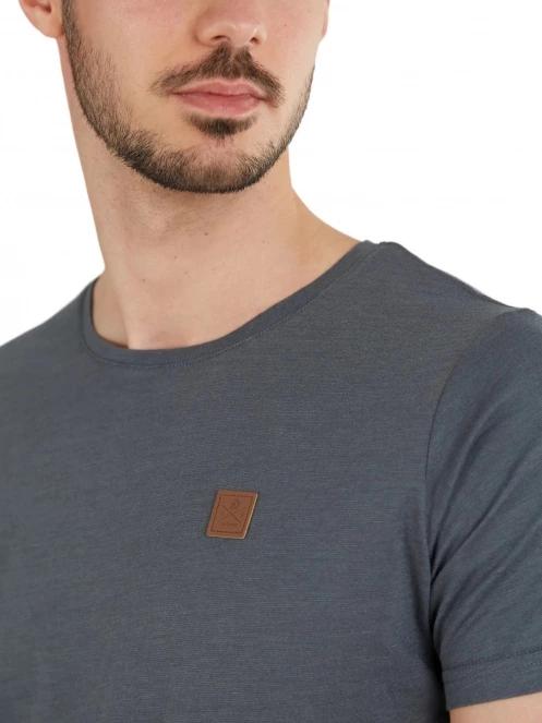 tricou cu maneci scurte pt. barbati Fundango Jaggy Structured T-Shirt gri 5