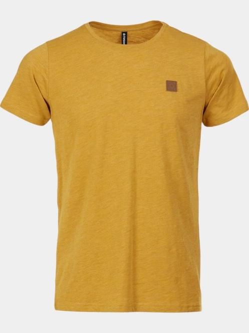 tricou cu maneci scurte pt. barbati Fundango Jaggy Structured T-shirt galben 7