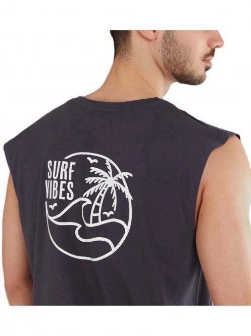 tricou cu maneci scurte pt. barbati Fundango Glader Tank-T negru 6