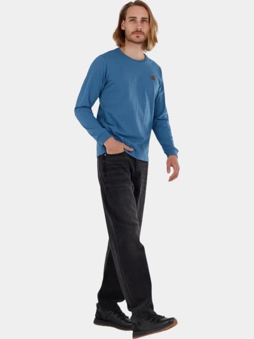 tricou cu maneci lungi pt. barbati Fundango Justin Longsleeve T-shirt albastru 4