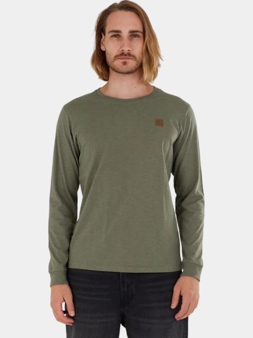 tricou cu maneci lungi pt. barbati Fundango Justin Longsleeve T-shirt verde 2