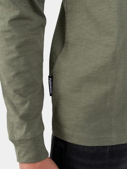 tricou cu maneci lungi pt. barbati Fundango Justin Longsleeve T-shirt verde 6