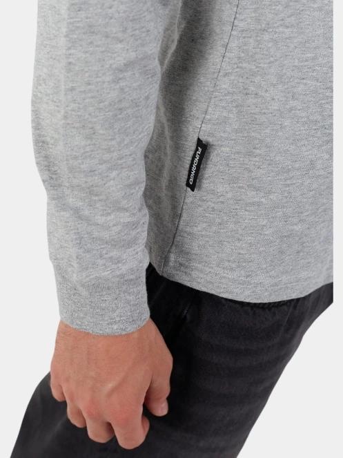 tricou cu maneci lungi pt. barbati Fundango Justin Longsleeve T-shirt gri 6