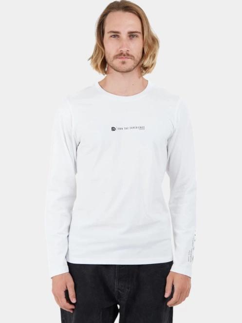 tricou cu maneci lungi pt. barbati Fundango Long-T Longsleeve T-shirt alb 2