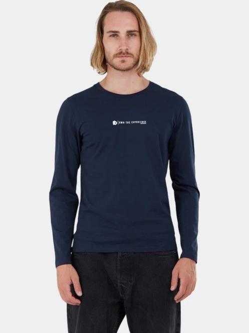 tricou cu maneci lungi pt. barbati Fundango Long-T Longsleeve T-shirt albastru inchis 2