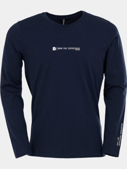 tricou cu maneci lungi pt. barbati Fundango Long-T Longsleeve T-shirt albastru inchis 7