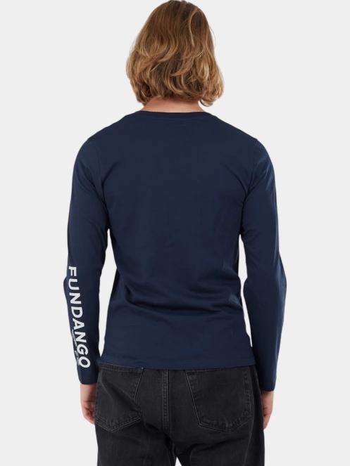 tricou cu maneci lungi pt. barbati Fundango Long-T Longsleeve T-shirt albastru inchis 3