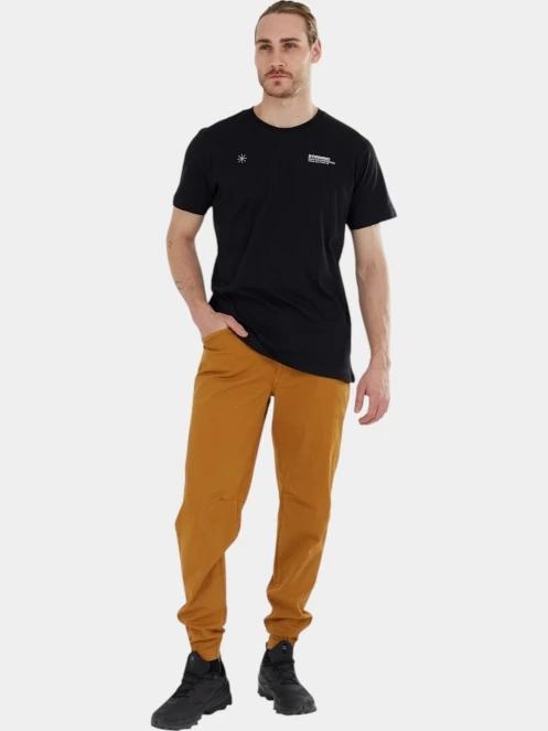 tricou cu maneci scurte pt. barbati Fundango Compass Graphic-T negru 4