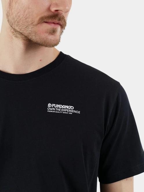 tricou cu maneci scurte pt. barbati Fundango Compass Graphic-T negru 7