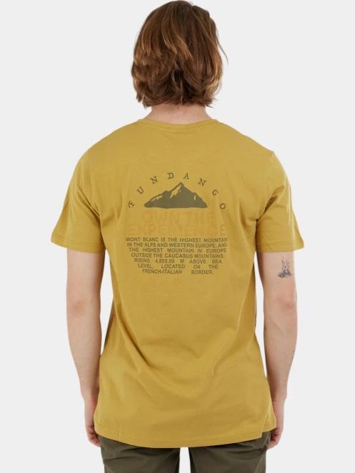 tricou cu maneci scurte pt. barbati Fundango Round Graphic-T oliv 3