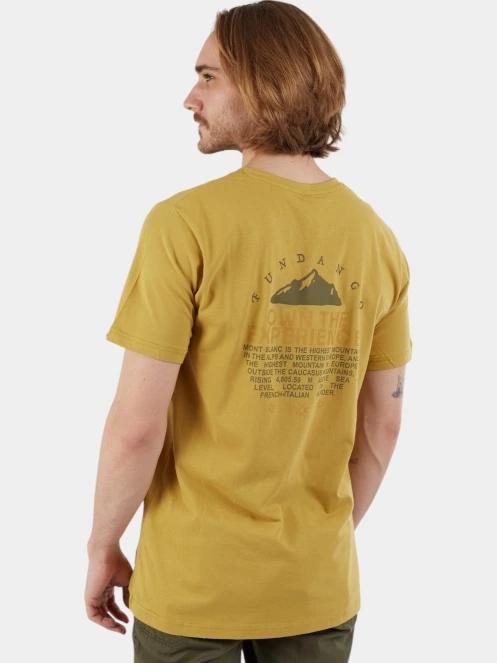 tricou cu maneci scurte pt. barbati Fundango Round Graphic-T oliv 9