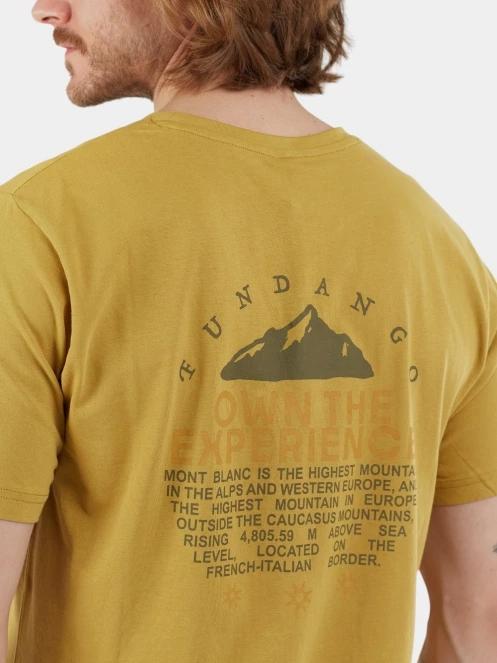 tricou cu maneci scurte pt. barbati Fundango Round Graphic-T oliv 10