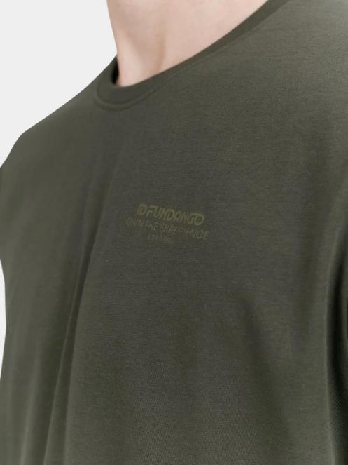 tricou cu maneci scurte pt. barbati Fundango Mont Blanc Graphic-T oliv 5