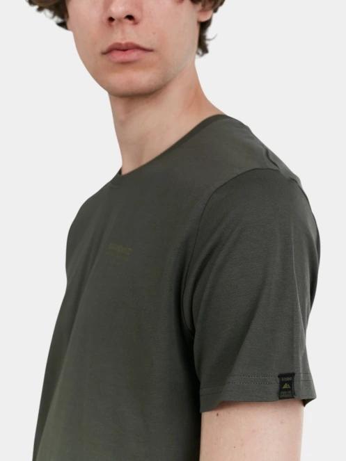 tricou cu maneci scurte pt. barbati Fundango Mont Blanc Graphic-T oliv 6
