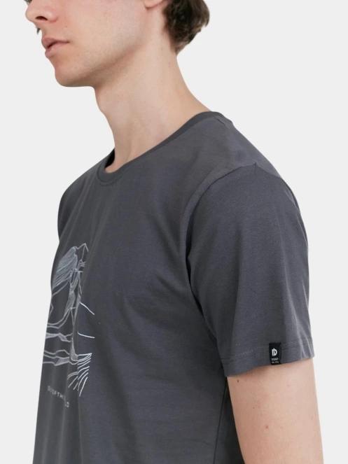 tricou cu maneci scurte pt. barbati Fundango Mountain Graphic-T gri 7