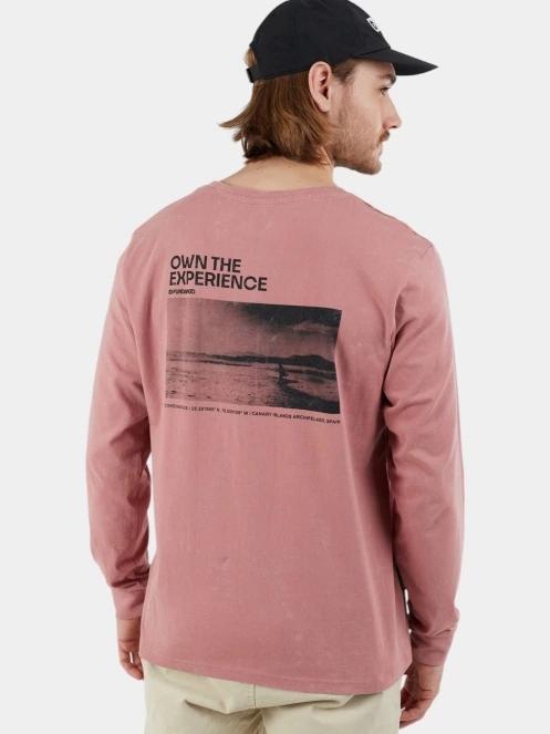 tricou cu maneci lungi pt. barbati Fundango Surfer Graphic-T roz 3