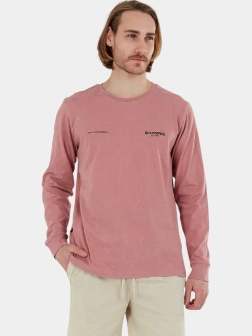 tricou cu maneci lungi pt. barbati Fundango Surfer Graphic-T roz 2