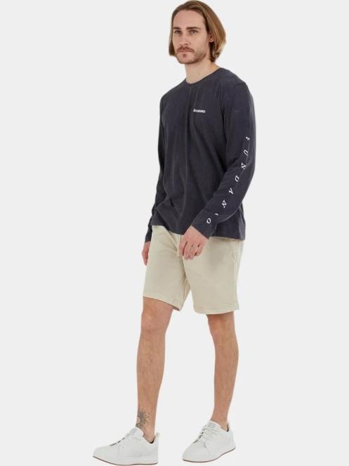 tricou cu maneci lungi pt. barbati Fundango Essential Graphic Long-T negru 4