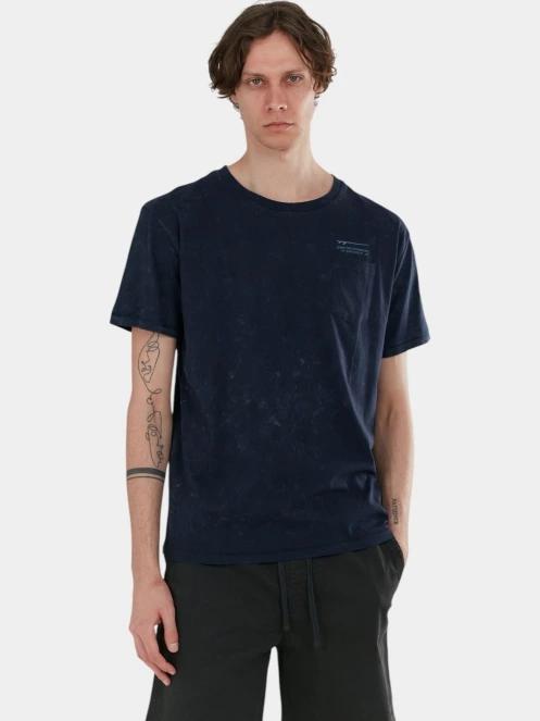tricou cu maneci scurte pt. barbati Fundango Dane Surf Pocket-T albastru inchis 5