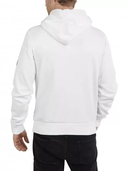 pulover cu gluga pt. barbati Fundango Hoover Hooded sweatshirt alb 3