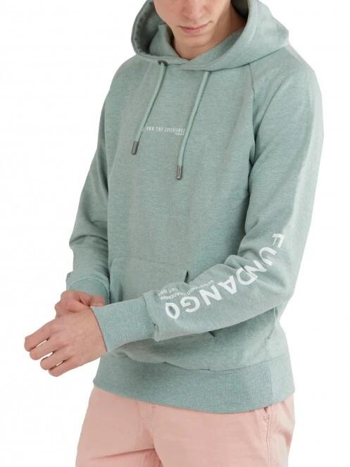 pulover cu gluga pt. barbati Fundango Talis Hooded Sweatshirt verde 4