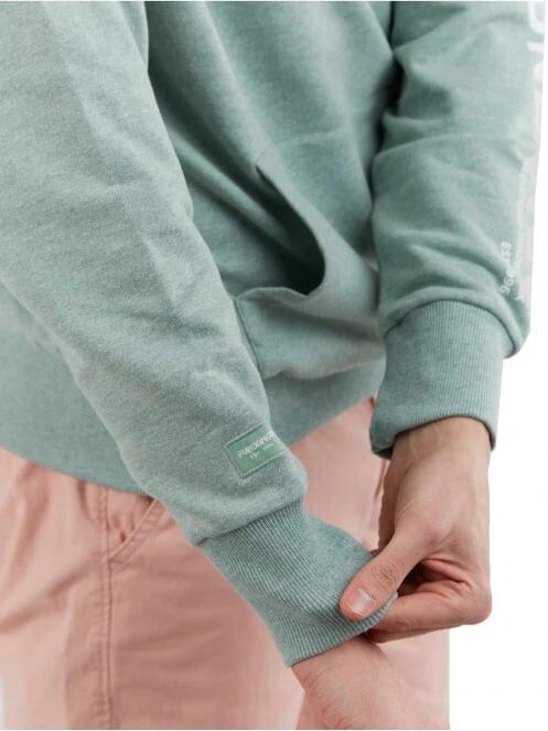 pulover cu gluga pt. barbati Fundango Talis Hooded Sweatshirt verde 7