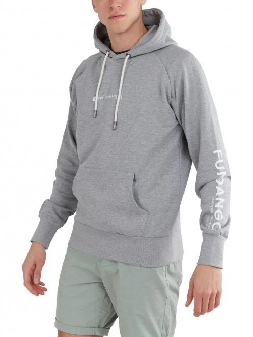 pulover cu gluga pt. barbati Fundango Talis Hooded Sweatshirt gri 2