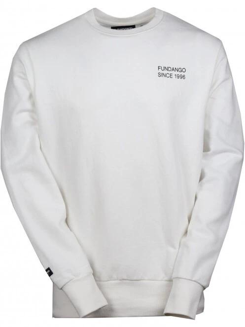 pulover pt. barbati Fundango Warren Sweatshirt alb 7