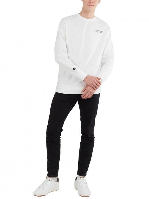 pulover pt. barbati Fundango Warren Sweatshirt alb 4