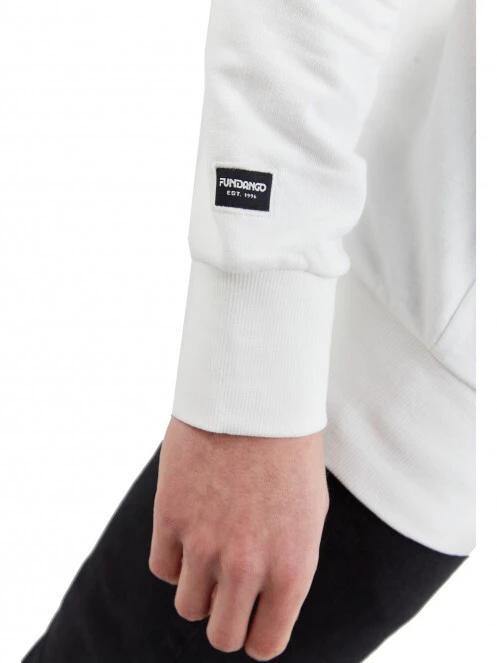 pulover pt. barbati Fundango Warren Sweatshirt alb 6