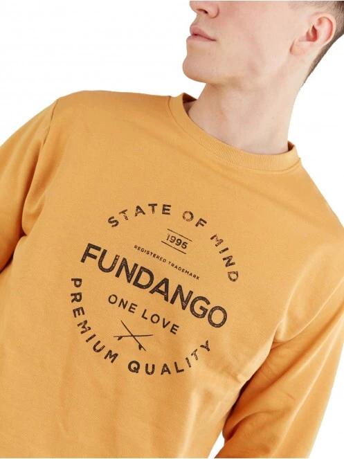 pulover pt. barbati Fundango Warren Sweatshirt galben 5