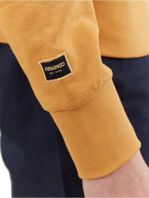 pulover pt. barbati Fundango Warren Sweatshirt galben 6