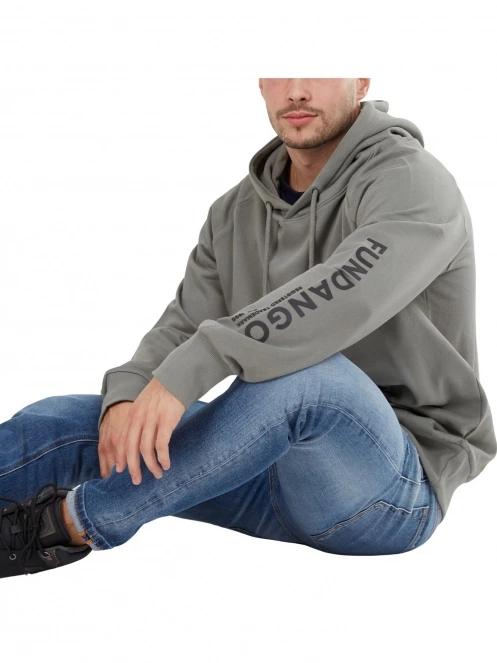 pulover pt. barbati Fundango Talis Hooded Sweatshirt verde 5