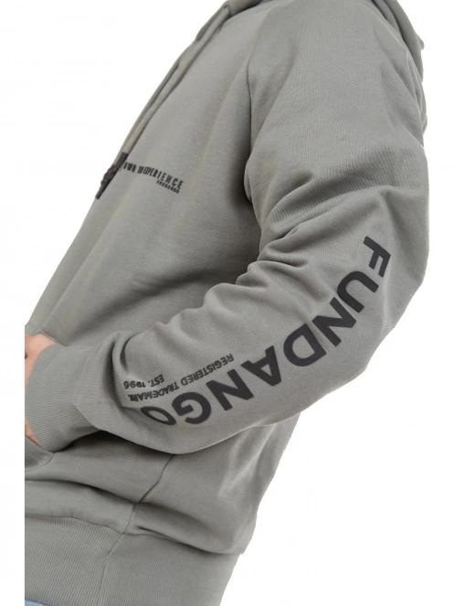 pulover pt. barbati Fundango Talis Hooded Sweatshirt verde 8