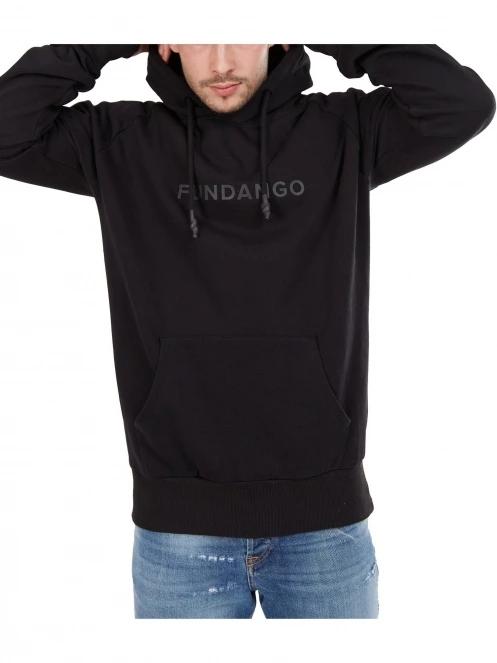 pulover pt. barbati Fundango Talis Hooded Sweatshirt negru 5