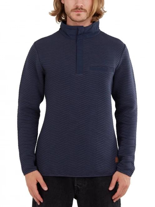 pulover pt. barbati Fundango Vertigo Sweatshirt albastru inchis 2