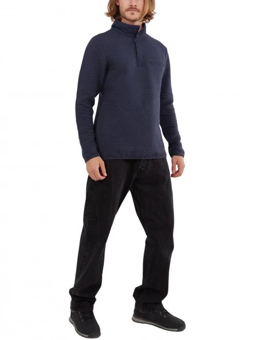pulover pt. barbati Fundango Vertigo Sweatshirt albastru inchis 4